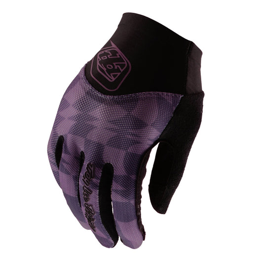 TLD Ace 2.0-Handschuhe für Damen Twisted Checkers, Tief Violett