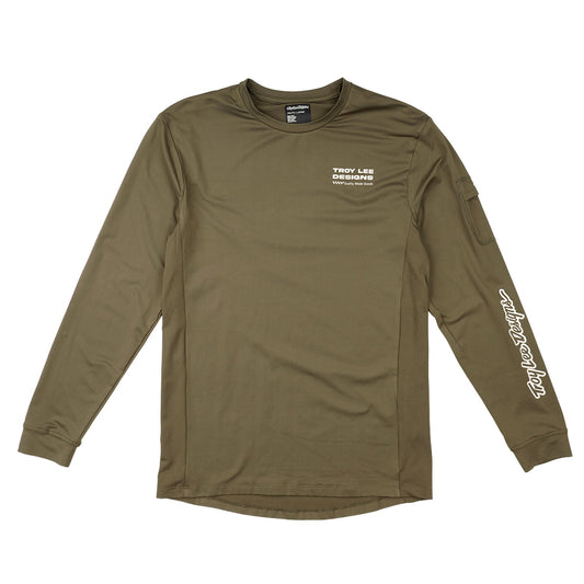 TLD Ruckus Fahr-Langarm-T-Shirt für Kinder Factory, Kaperngrün