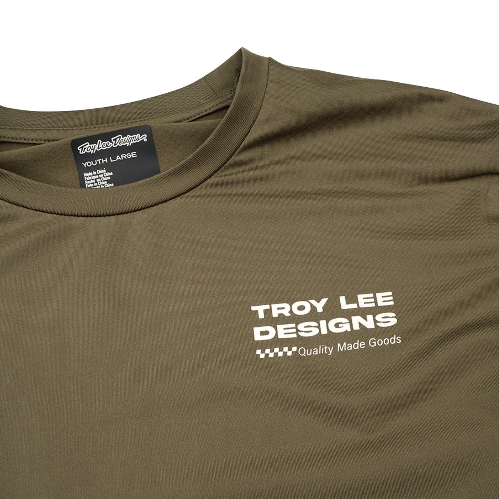 TLD Ruckus Fahr-Langarm-T-Shirt für Kinder Factory, Kaperngrün