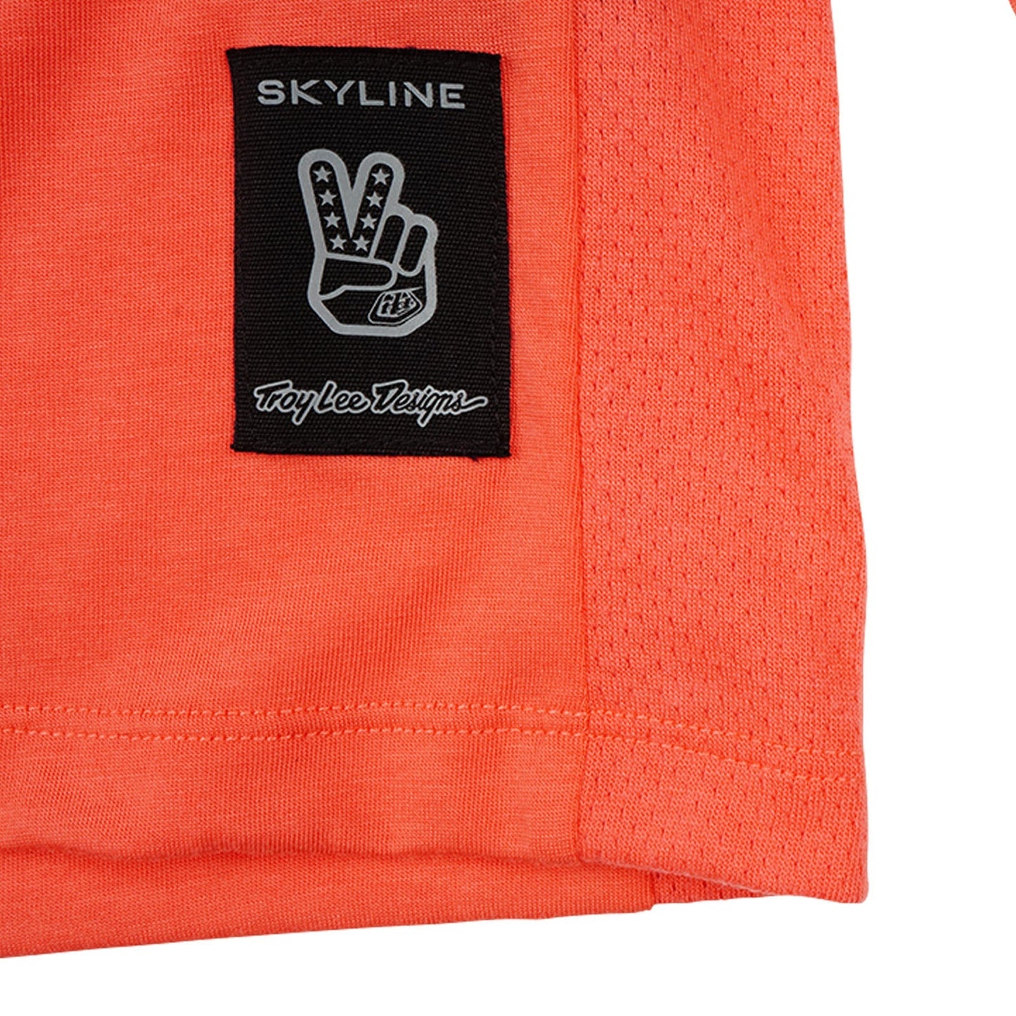 TLD Skyline Fahr-Langarm-T-Shirt für Kinder P&W, Melone