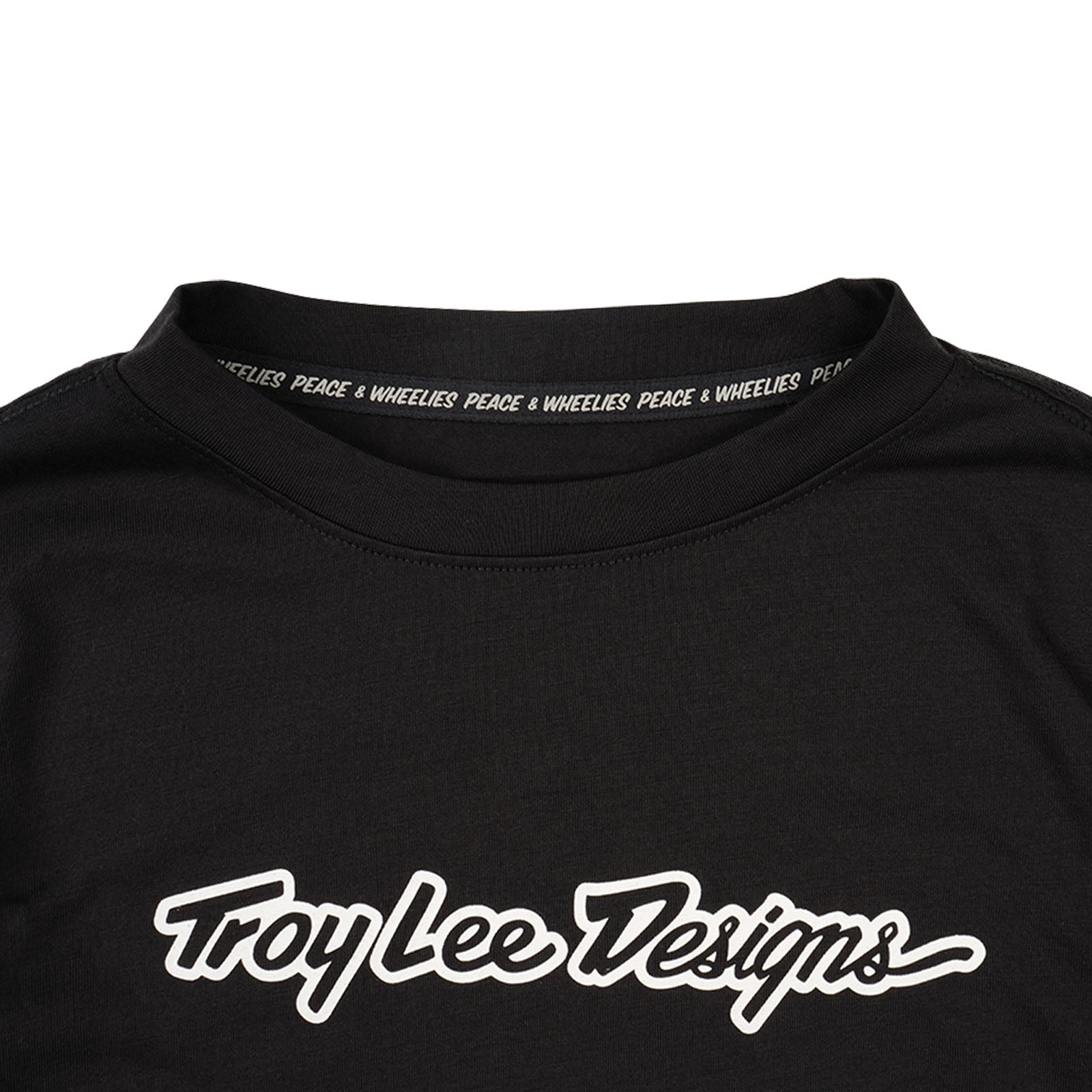 TLD Skyline Fahr-Langarm-T-Shirt für Kinder Signature, Schwarz