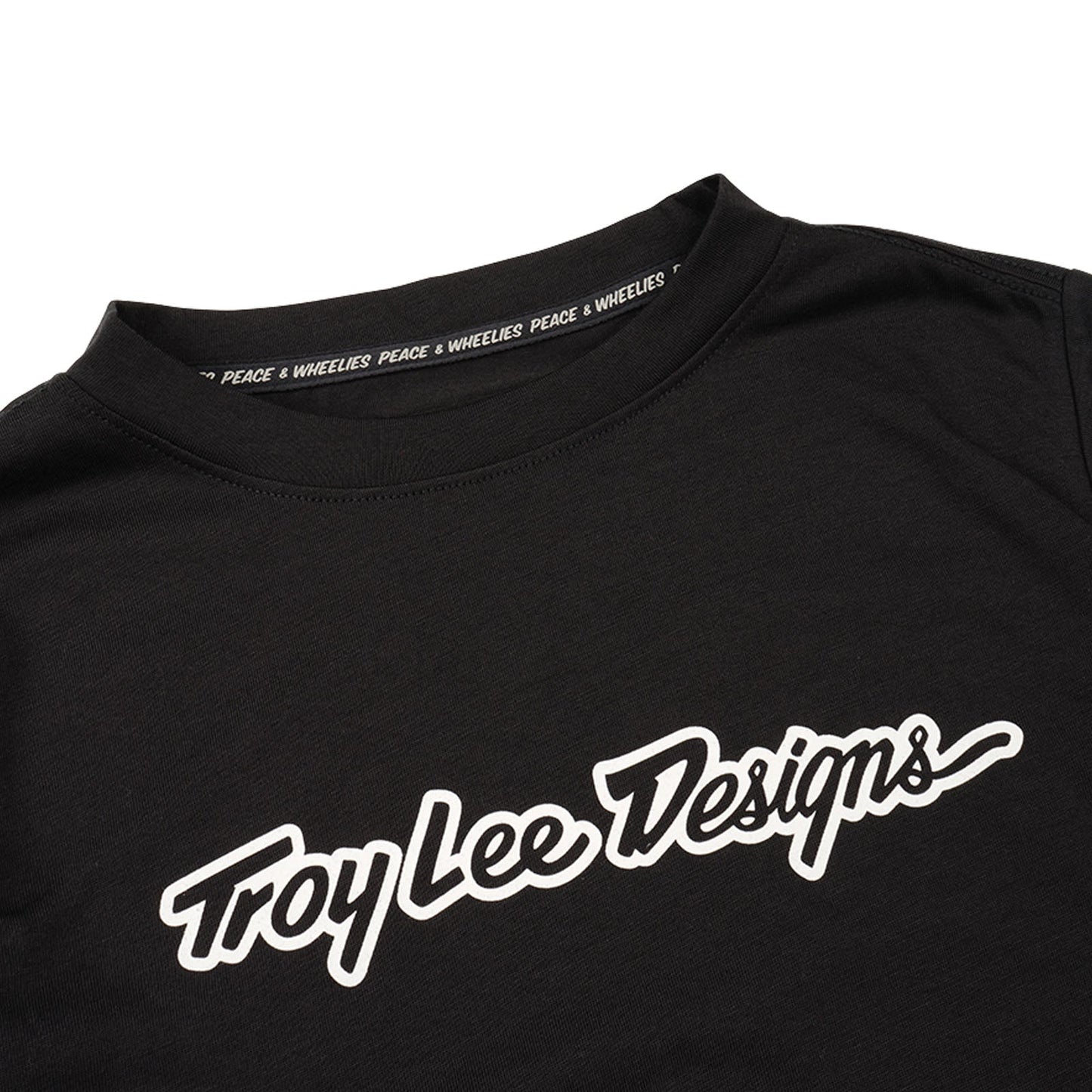 TLD Skyline Fahr-Langarm-T-Shirt für Kinder Signature, Schwarz