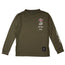 TLD Skyline Fahr-Langarm-T-Shirt für Kinder Worldwide, Kaperngrün