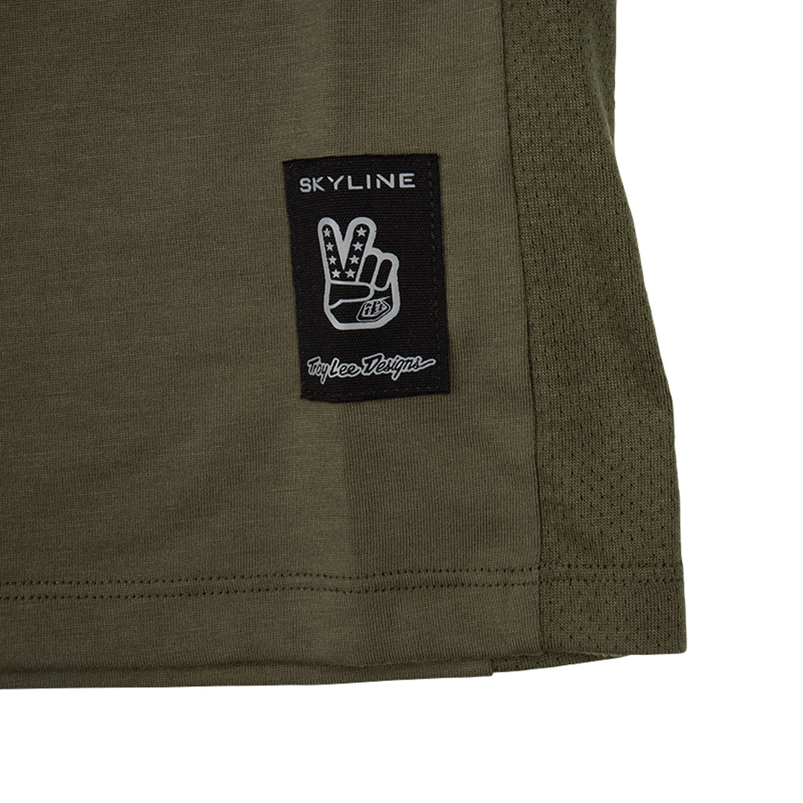 TLD Skyline Fahr-Langarm-T-Shirt für Kinder Worldwide, Kaperngrün