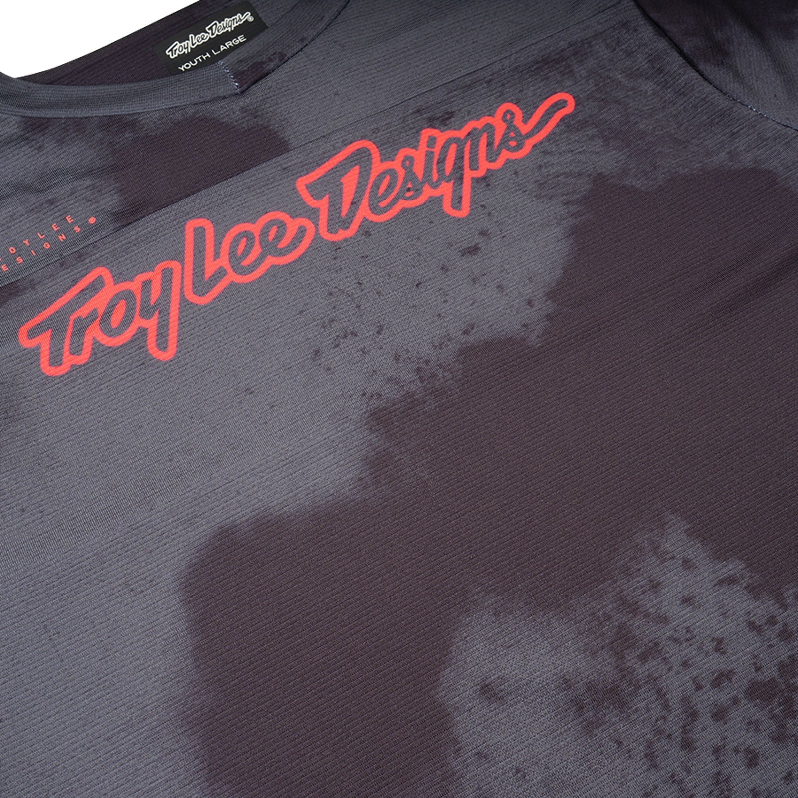 TLD Skyline Kurzarm-Trikot für Kinder Flared, Carbon