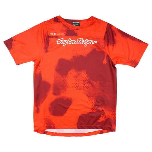 TLD Skyline Kurzarm-Trikot Flared, Feuerrot