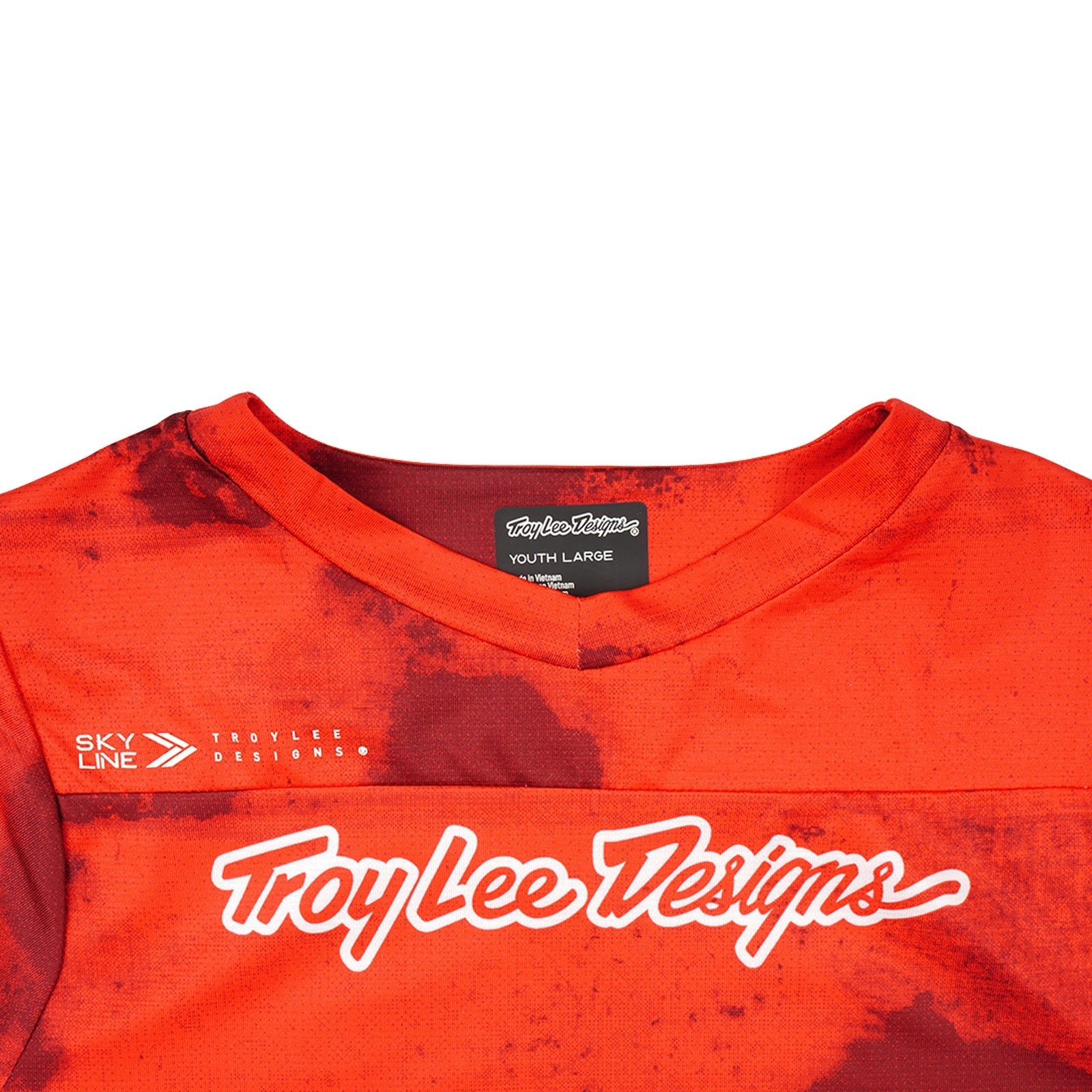 TLD Skyline Kurzarm-Trikot Flared, Feuerrot