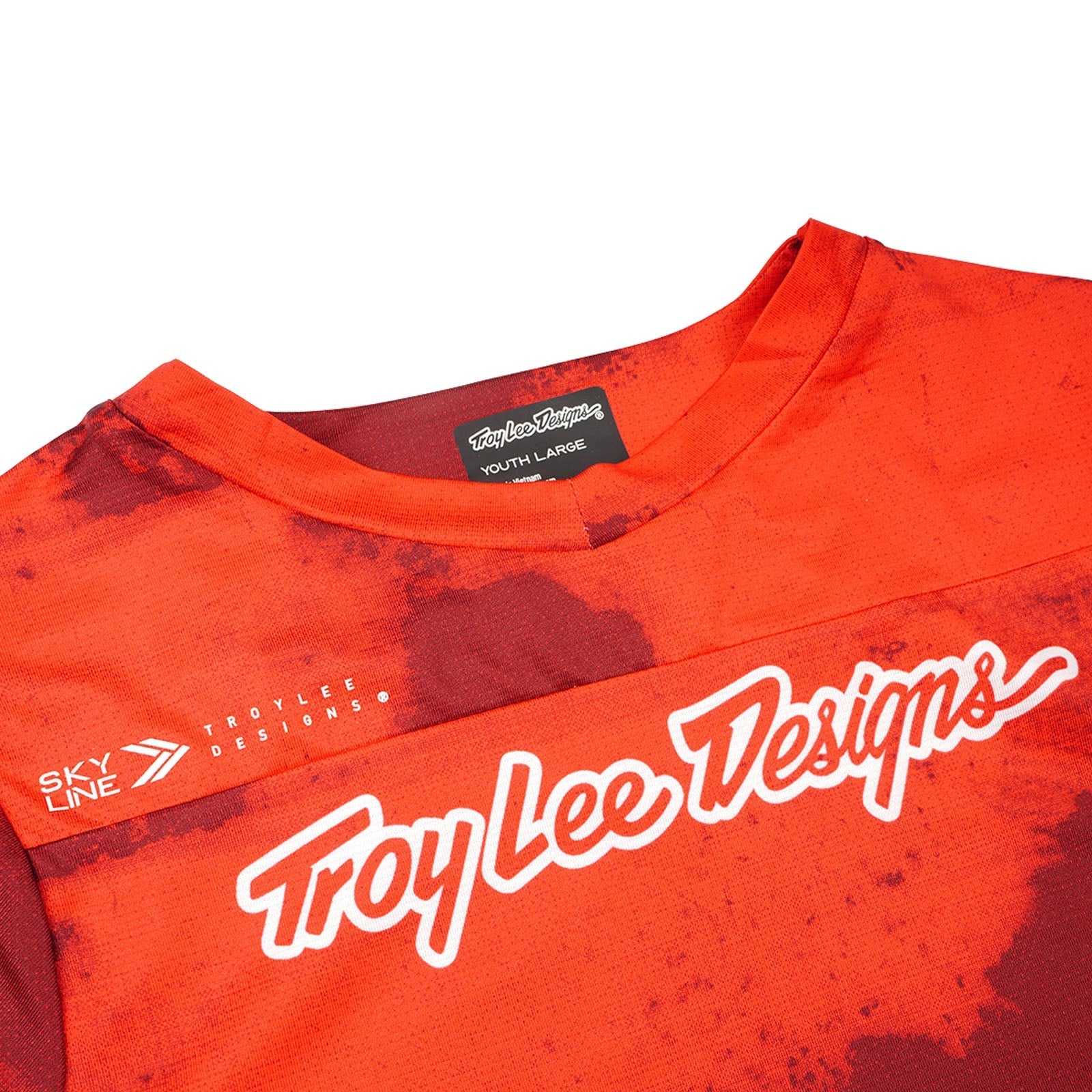 TLD Skyline Kurzarm-Trikot Flared, Feuerrot