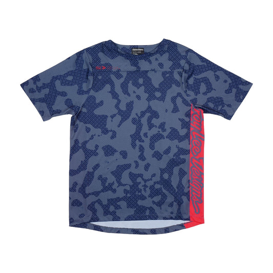 TLD Skyline Kurzarm-Trikot für Kinder Scrubland, Stahlblau