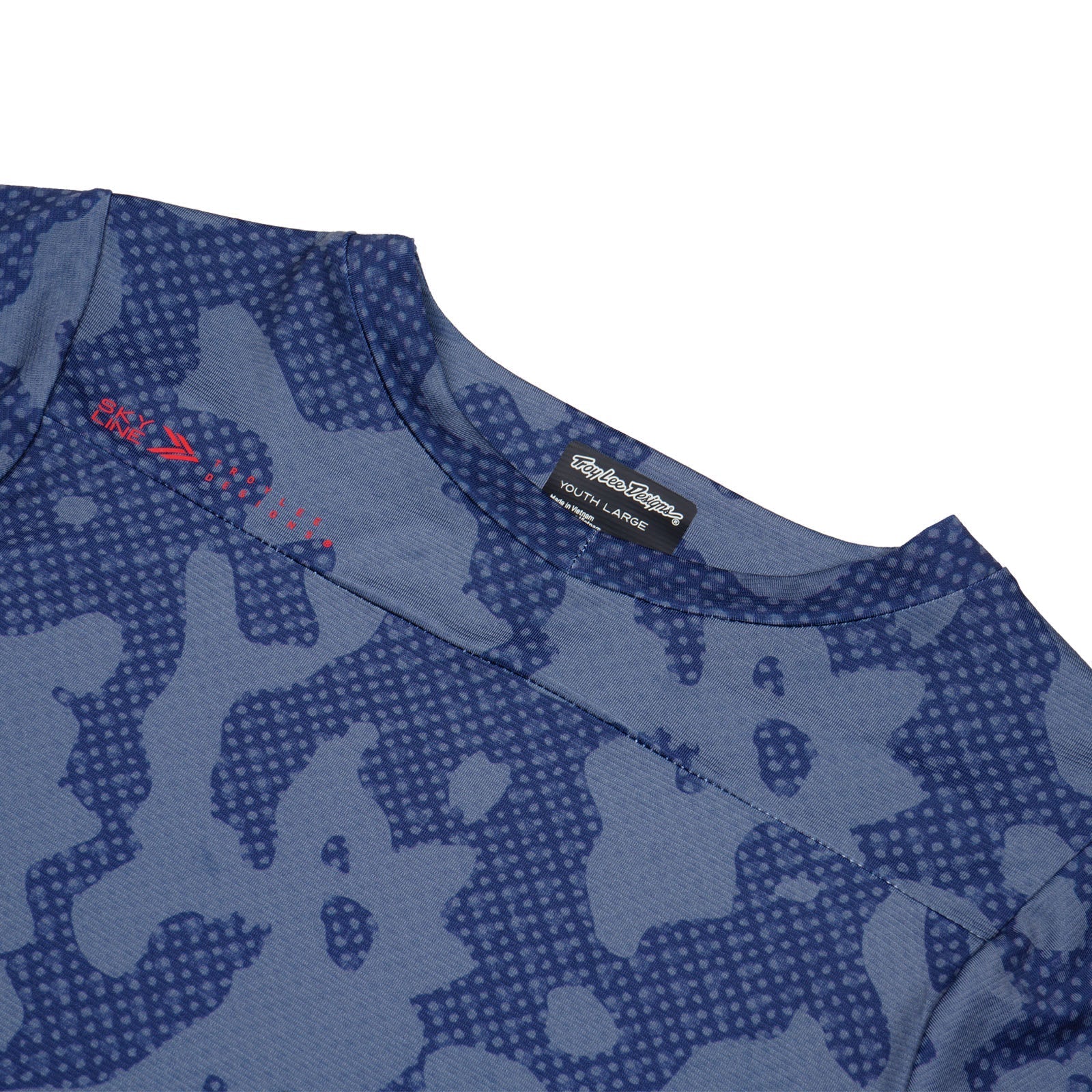 TLD Skyline Kurzarm-Trikot für Kinder Scrubland, Stahlblau