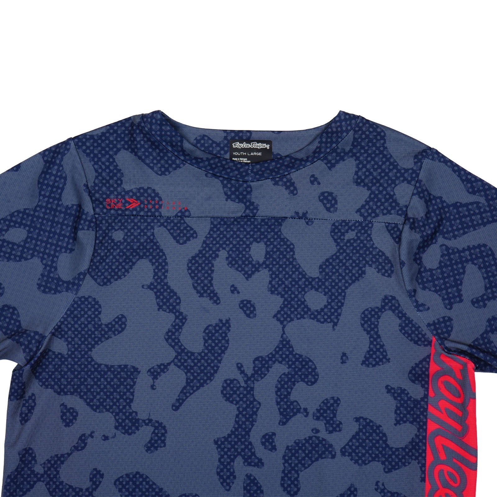 TLD Skyline Kurzarm-Trikot für Kinder Scrubland, Stahlblau