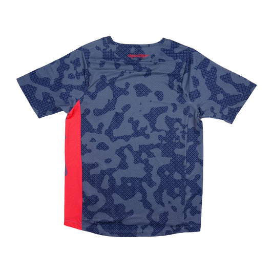 TLD Skyline Kurzarm-Trikot für Kinder Scrubland, Stahlblau