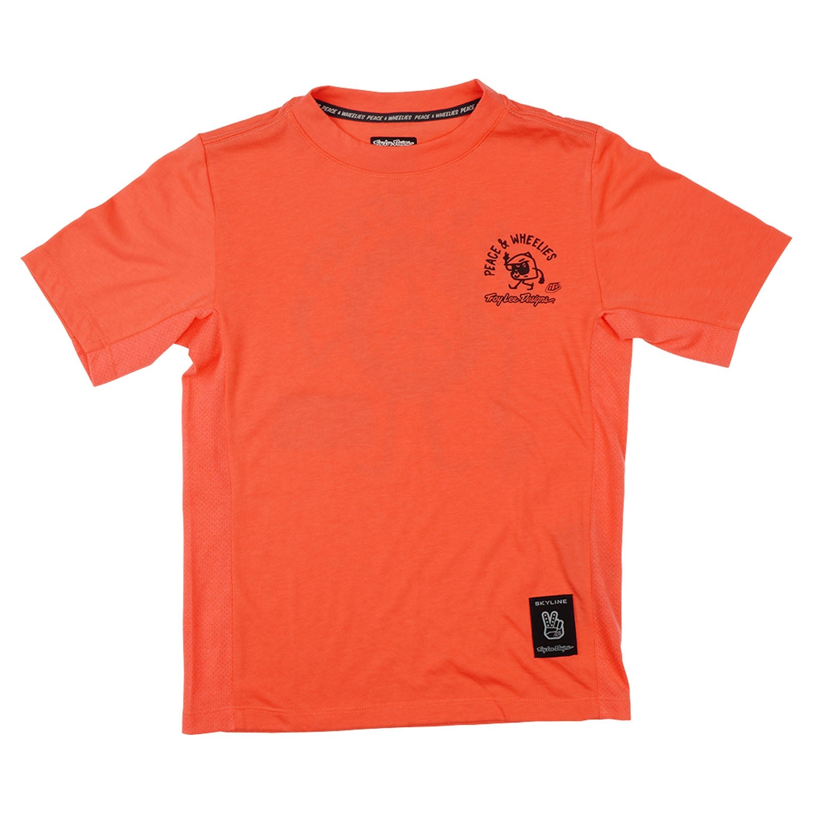 TLD Skyline Fahr-Kurzarm-T-Shirt für Kinder P&W, Melone