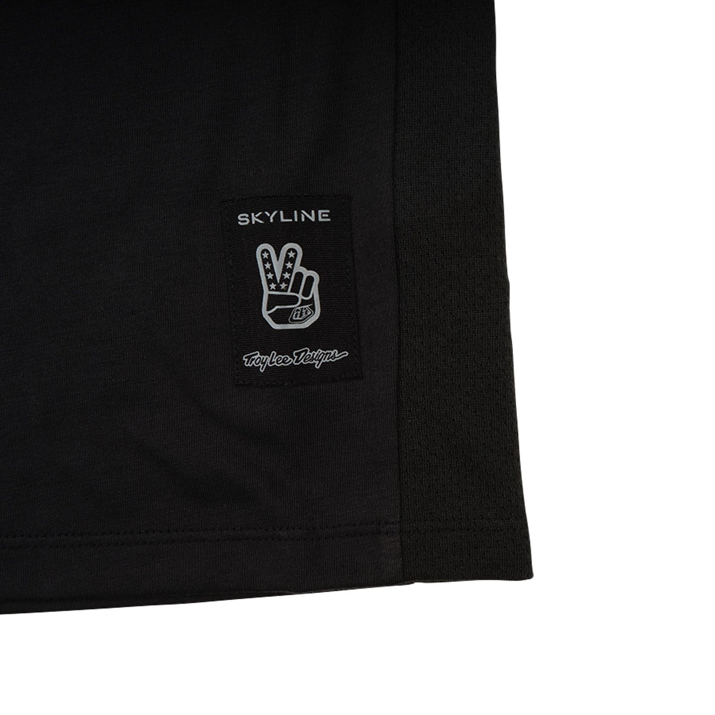 TLD Skyline Fahr-Kurzarm-T-Shirt für Kinder Signature, Schwarz