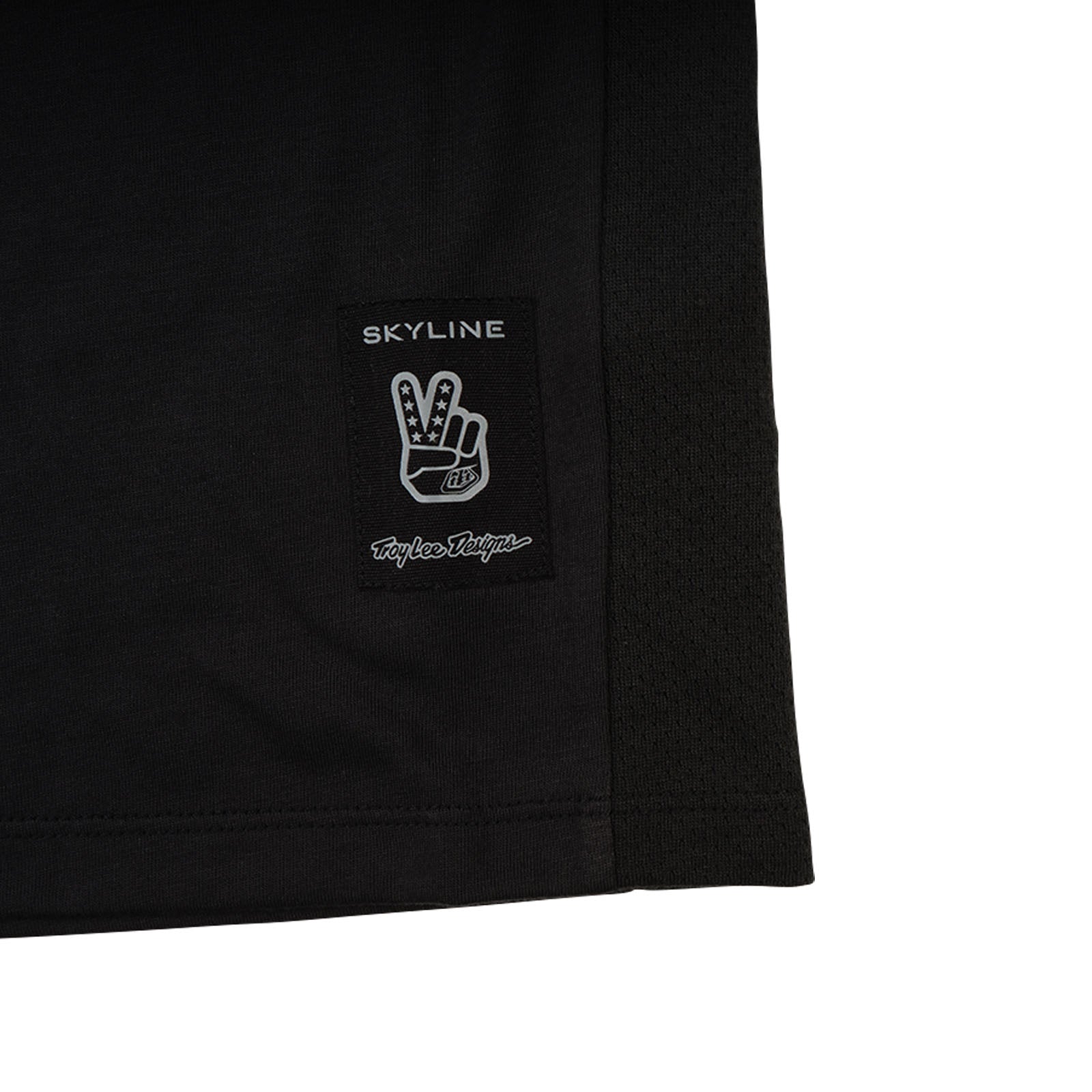 TLD Skyline Fahr-Kurzarm-T-Shirt für Kinder Signature, Schwarz
