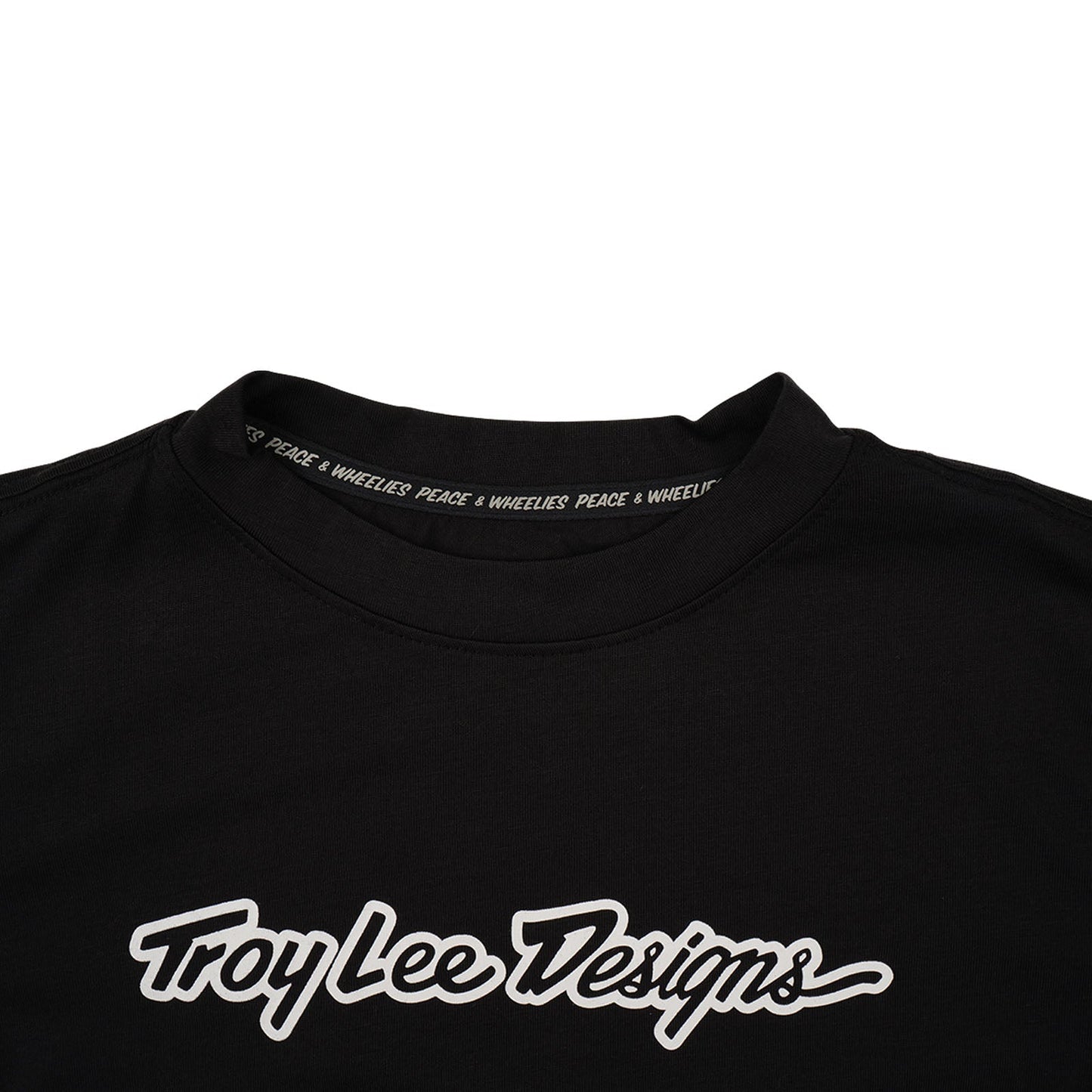 TLD Skyline Fahr-Kurzarm-T-Shirt für Kinder Signature, Schwarz