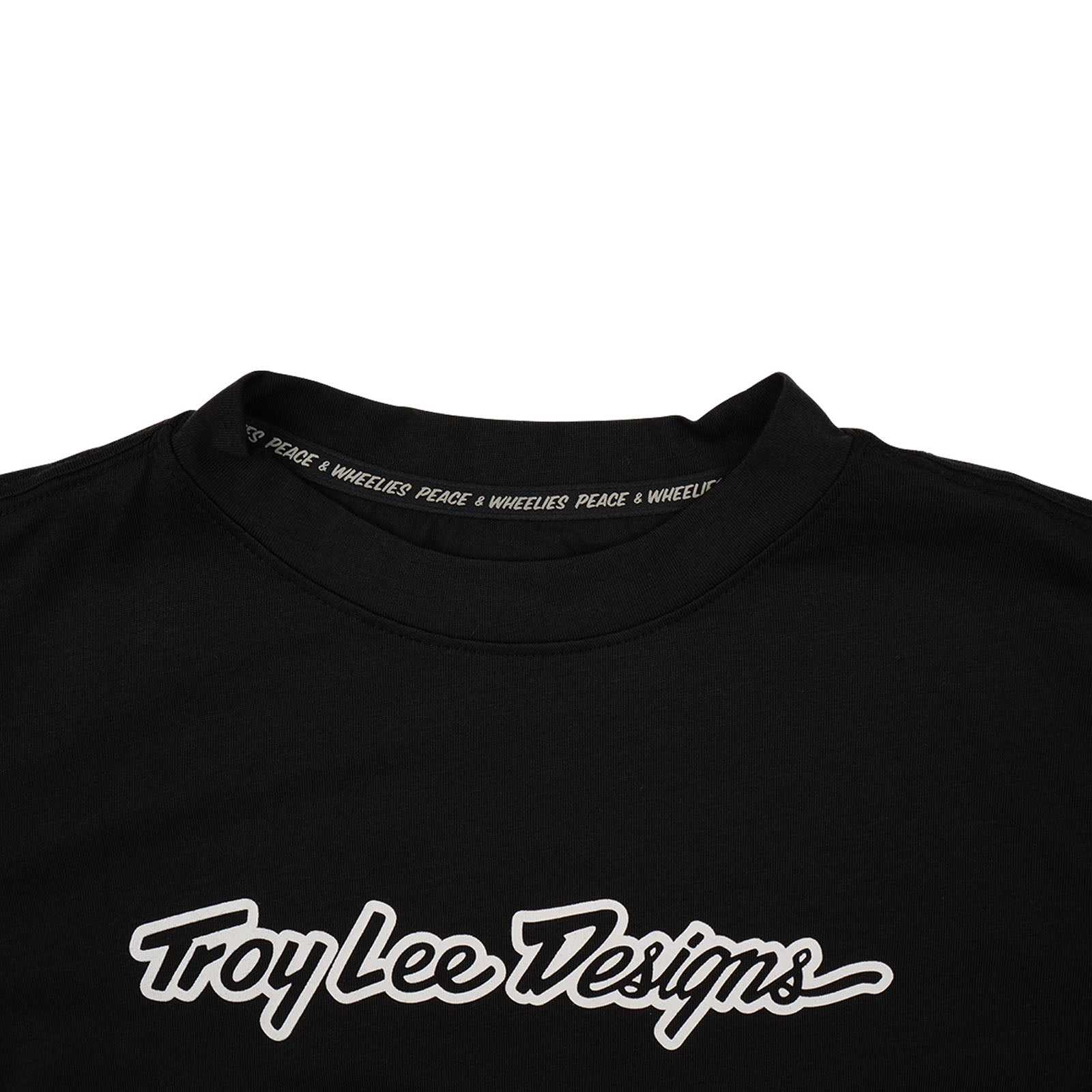 TLD Skyline Fahr-Kurzarm-T-Shirt für Kinder Signature, Schwarz