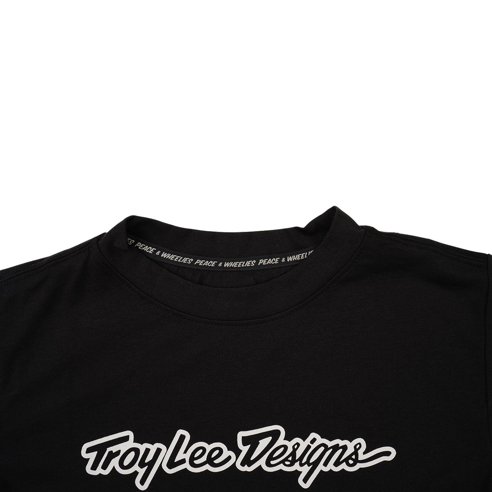TLD Skyline Fahr-Kurzarm-T-Shirt für Kinder Signature, Schwarz