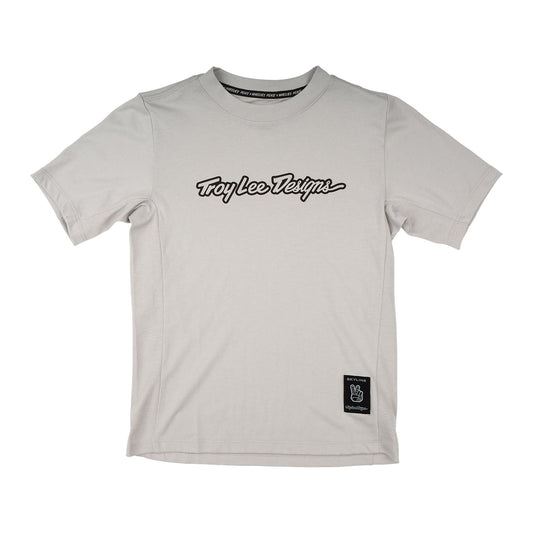 TLD Skyline Fahr-Kurzarm-T-Shirt für Kinder Signature, Dunstgrau