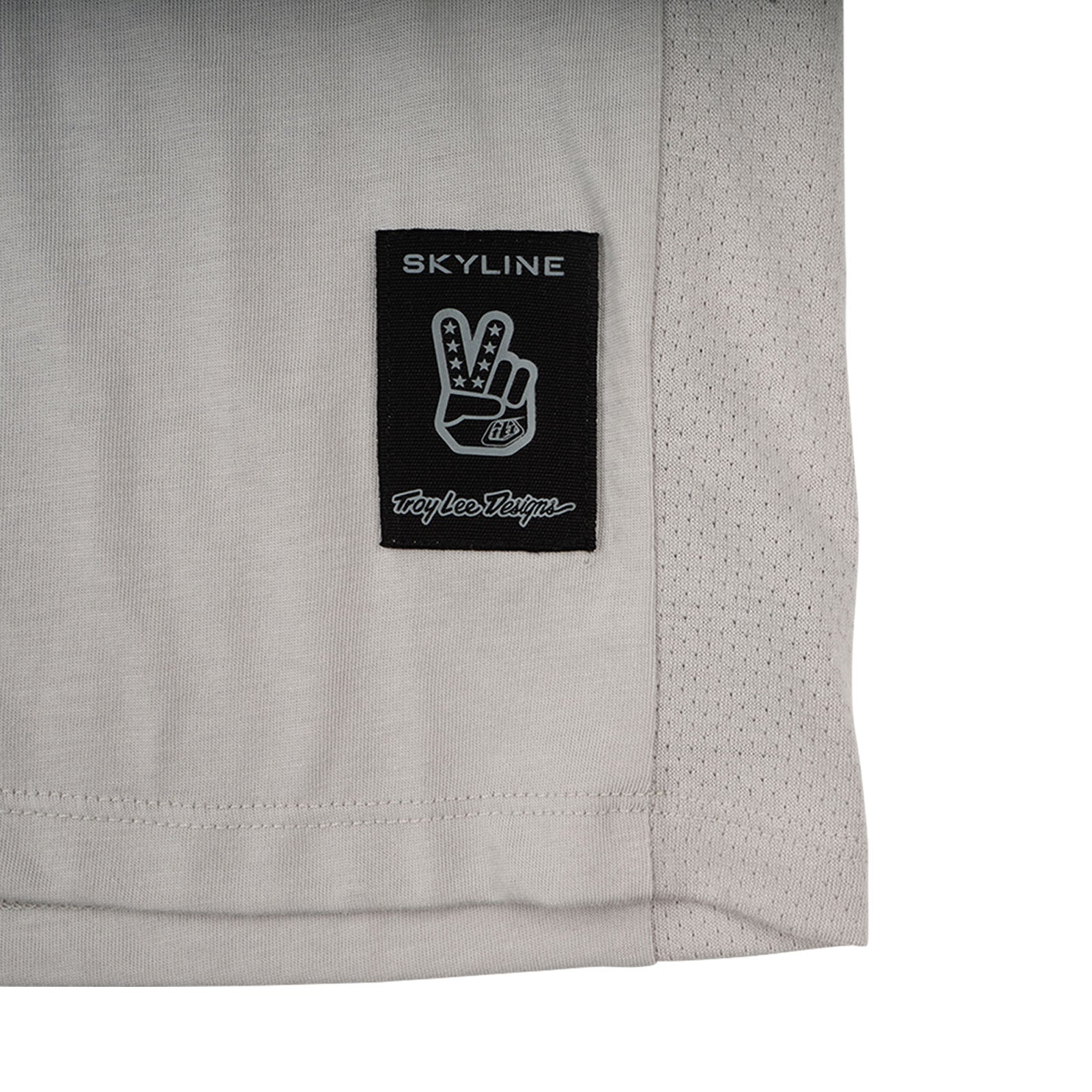 TLD Skyline Fahr-Kurzarm-T-Shirt für Kinder Signature, Dunstgrau