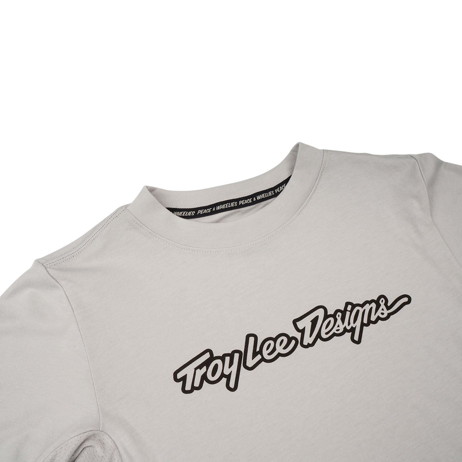 TLD Skyline Fahr-Kurzarm-T-Shirt für Kinder Signature, Dunstgrau