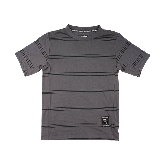 TLD Skyline Fahr-Kurzarm-T-Shirt für Kinder Washed Out, Rauchgrau