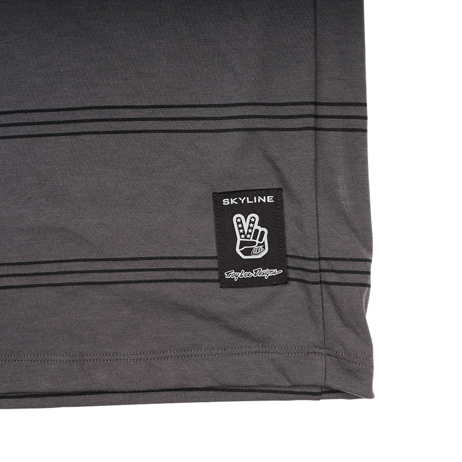 TLD Skyline Fahr-Kurzarm-T-Shirt für Kinder Washed Out, Rauchgrau