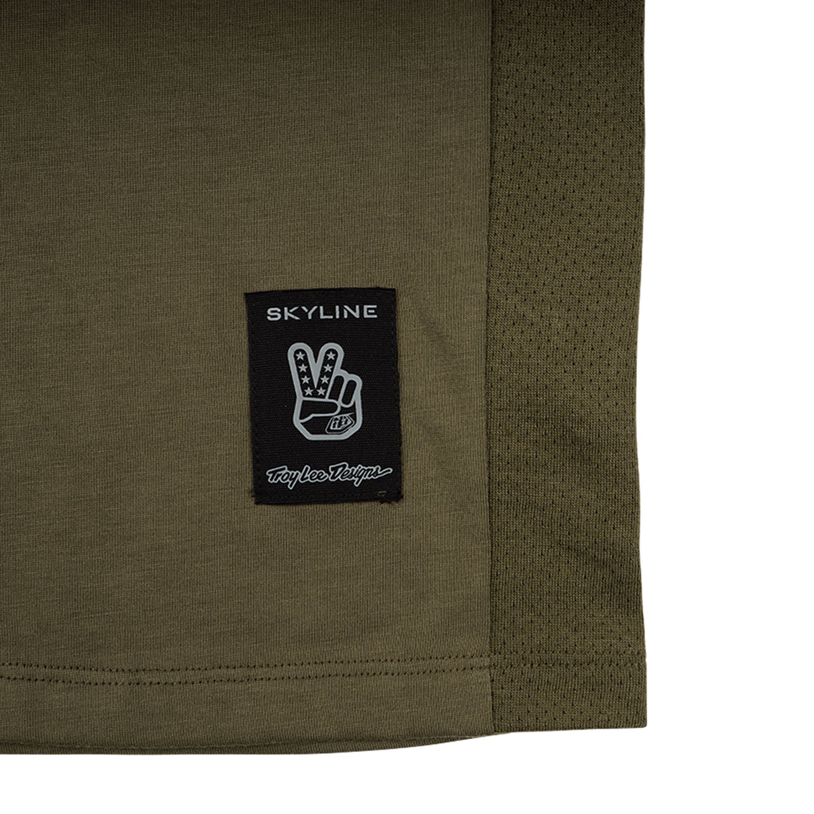TLD Skyline Fahr-Kurzarm-T-Shirt für Kinder Worldwide, Kaperngrün