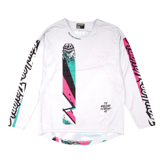 TLD Sprint-Trikot für Kinder Full Pull, Kreide