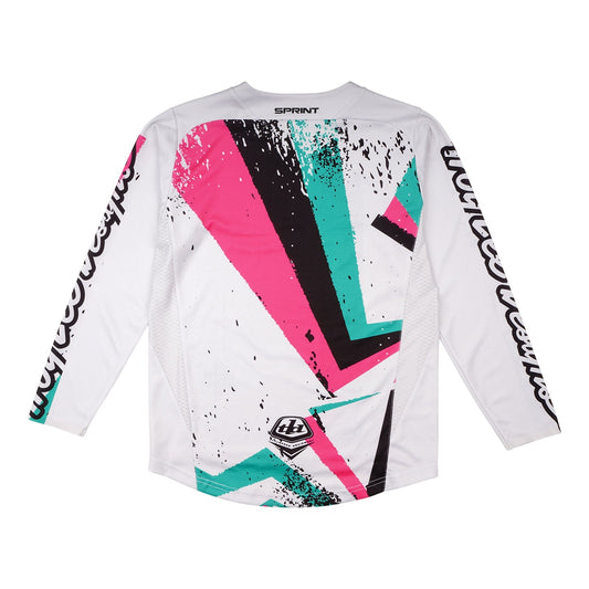 TLD Sprint-Trikot für Kinder Full Pull, Kreide