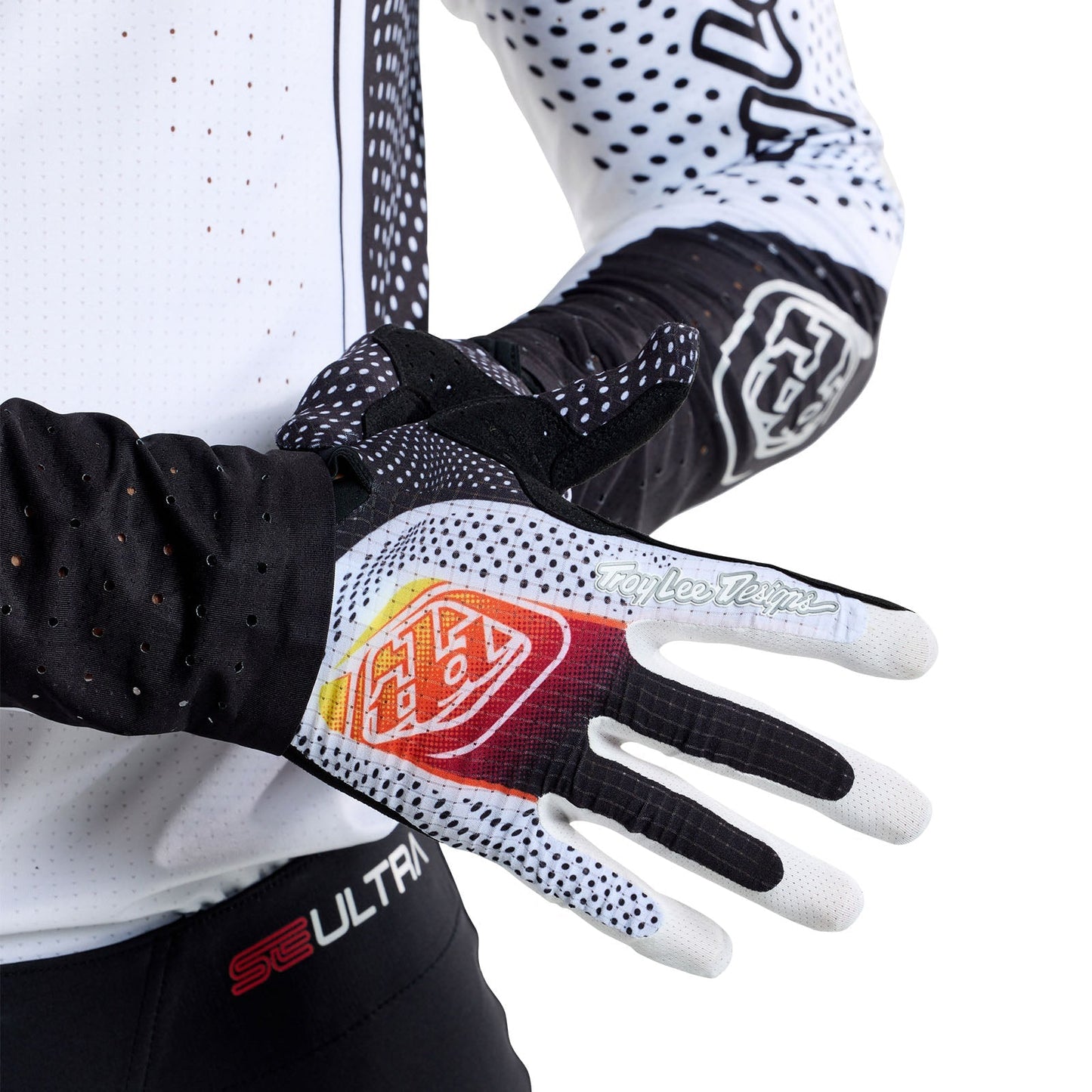 TLD Air-Handschuhe Optic, Weiß/Schwarz