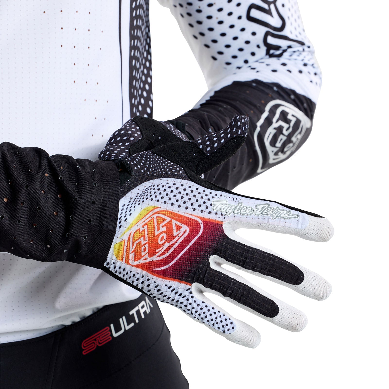 TLD Air-Handschuhe Optic, Weiß/Schwarz