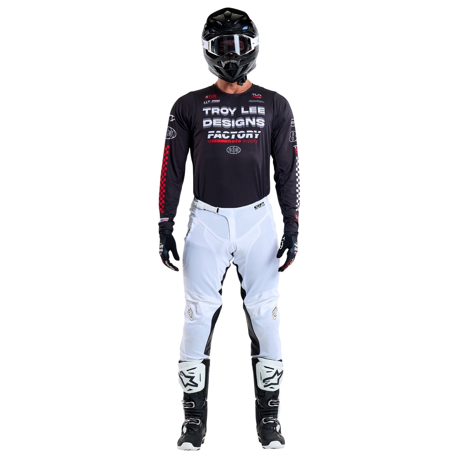 TLD GP Pro Air-Trikot Factory, Schwarz