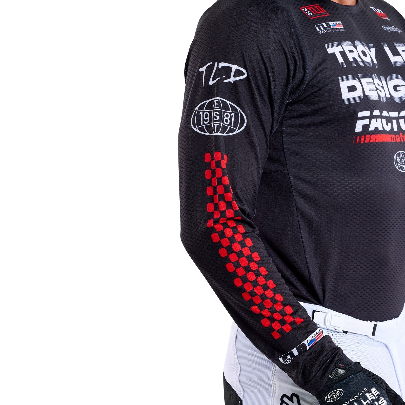TLD GP Pro Air-Trikot Factory, Schwarz