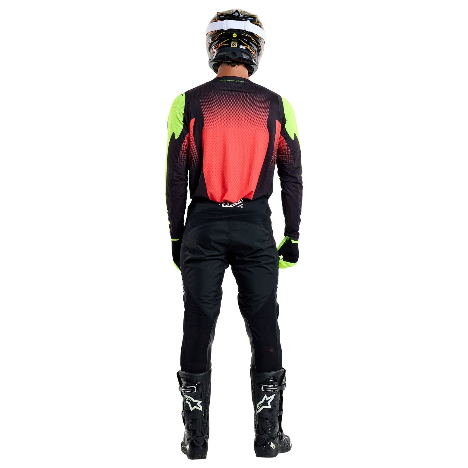 TLD GP Pro Air-Trikot Ripple, Glo Yellow/Infra Red