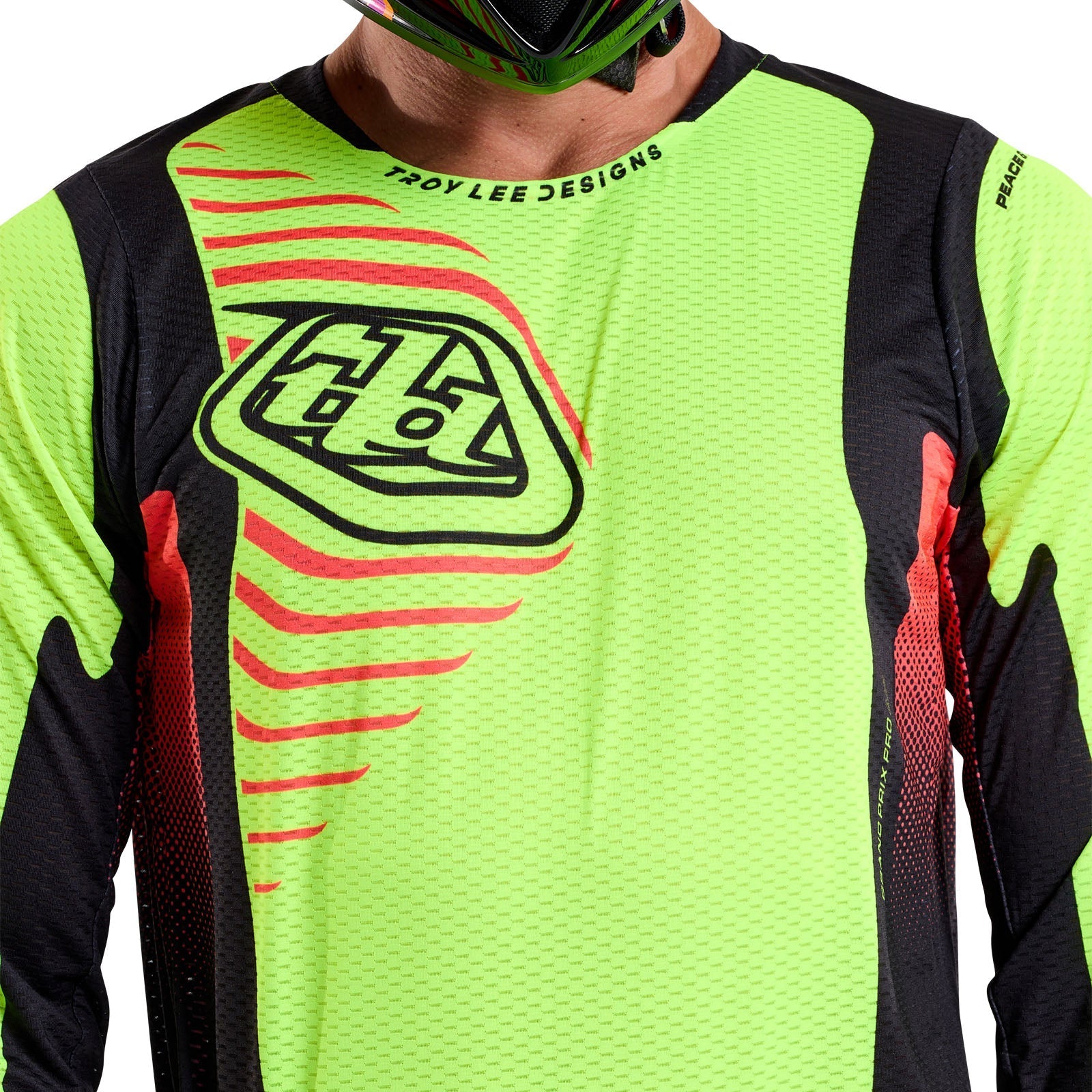 TLD GP Pro Air-Trikot Ripple, Glo Yellow/Infra Red