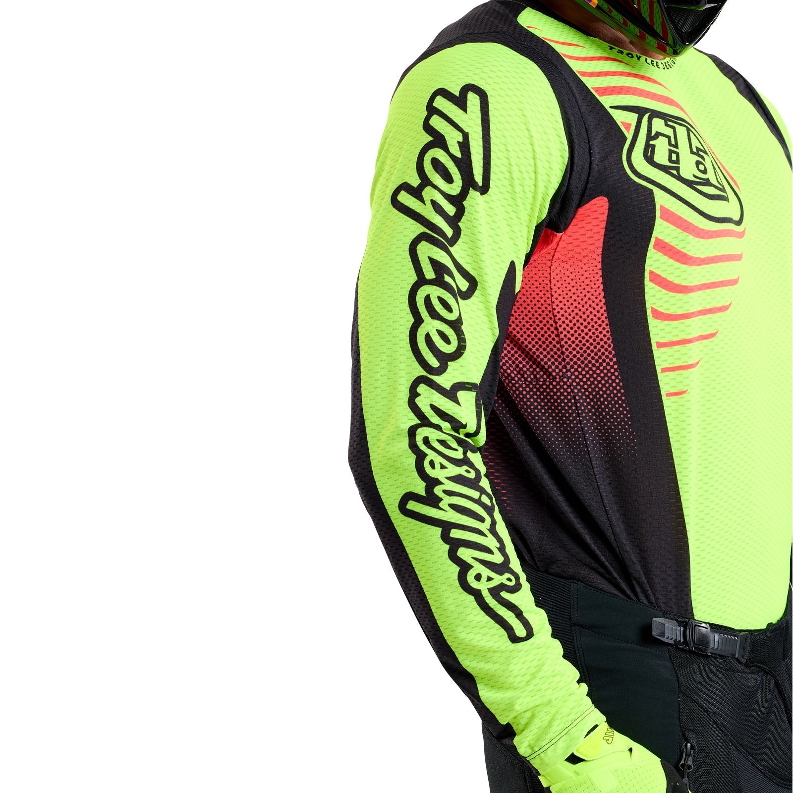 TLD GP Pro Air-Trikot Ripple, Glo Yellow/Infra Red