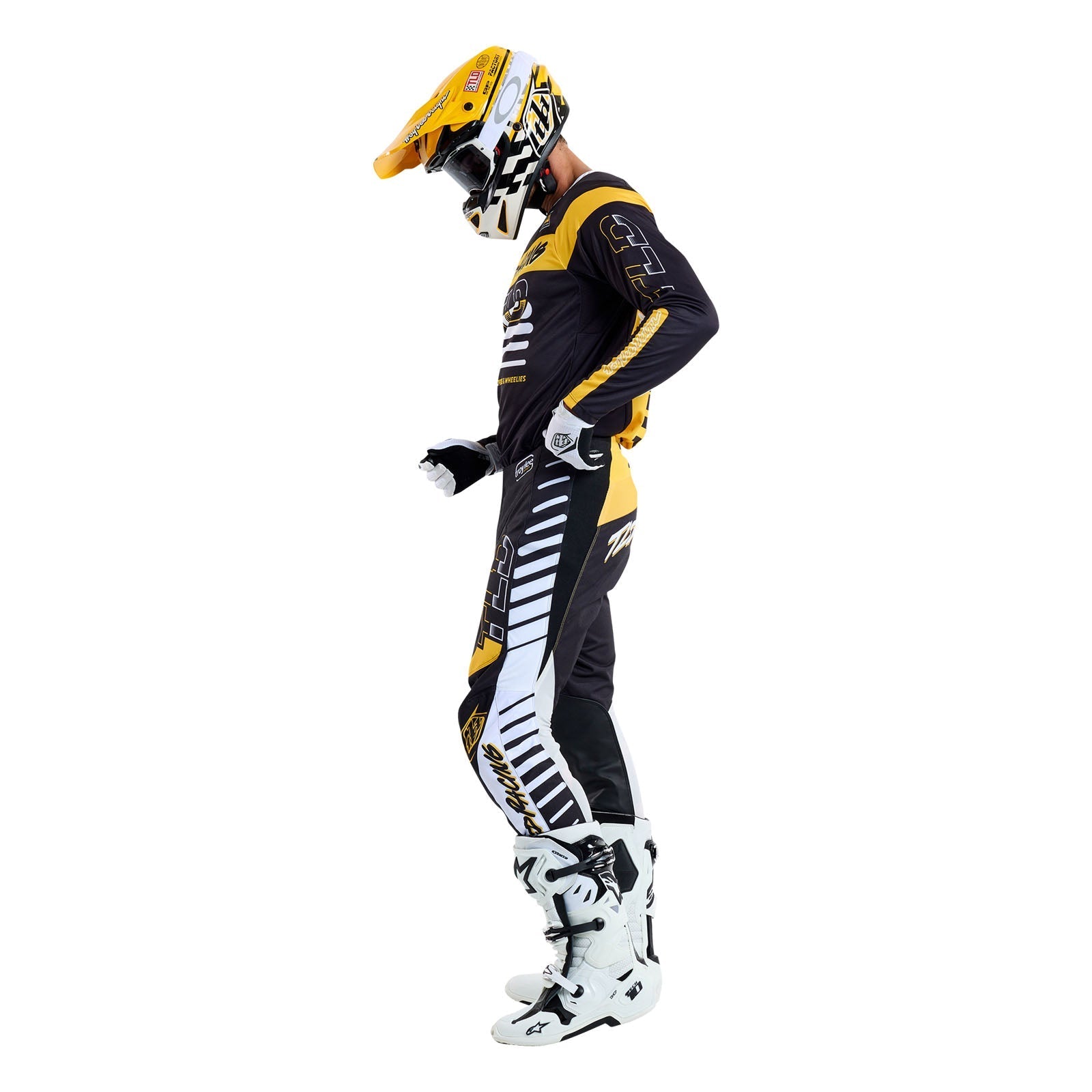 TLD GP Pro-Trikot Fünfzig-50, Schwarz/Gold