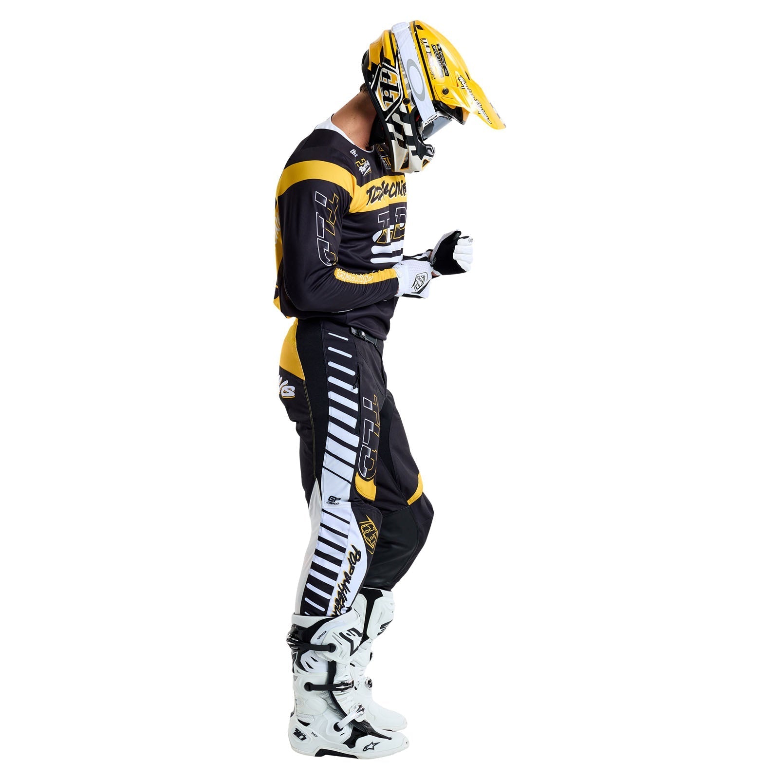 TLD GP Pro-Trikot Fünfzig-50, Schwarz/Gold