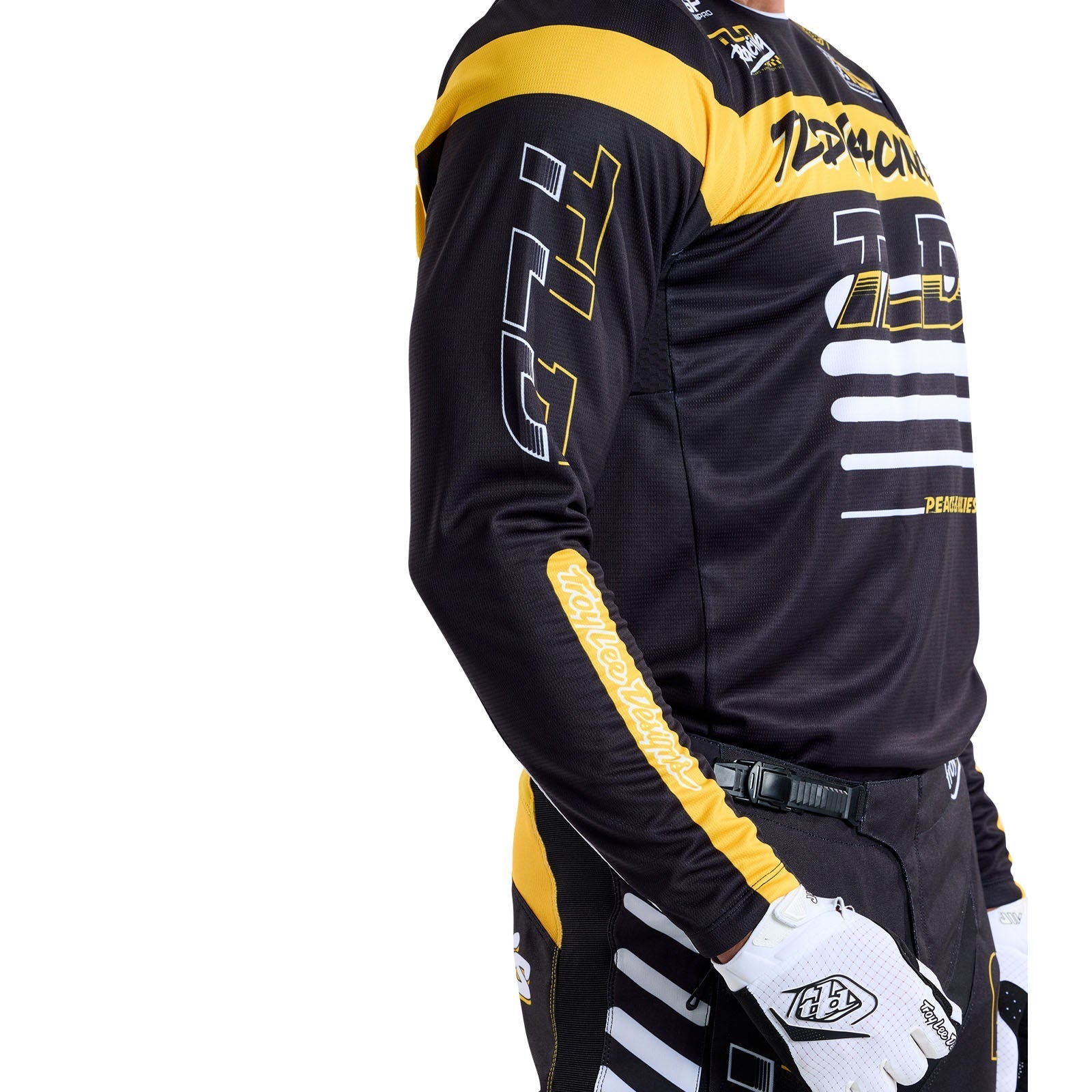 TLD GP Pro-Trikot Fünfzig-50, Schwarz/Gold