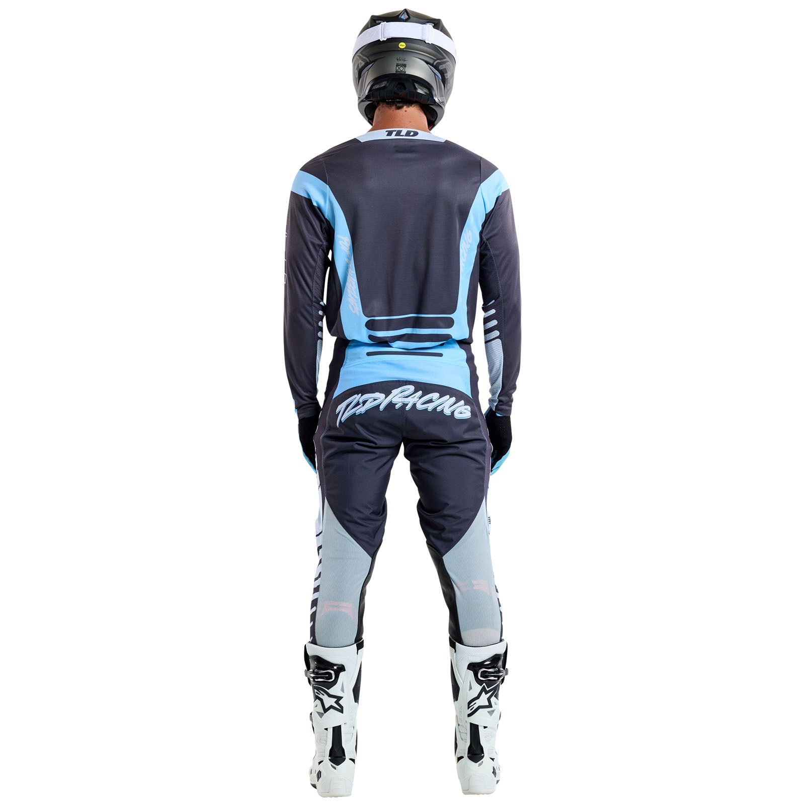 TLD GP Pro-Trikot Fünfzig-50, Anthrazit/Rauchgrau