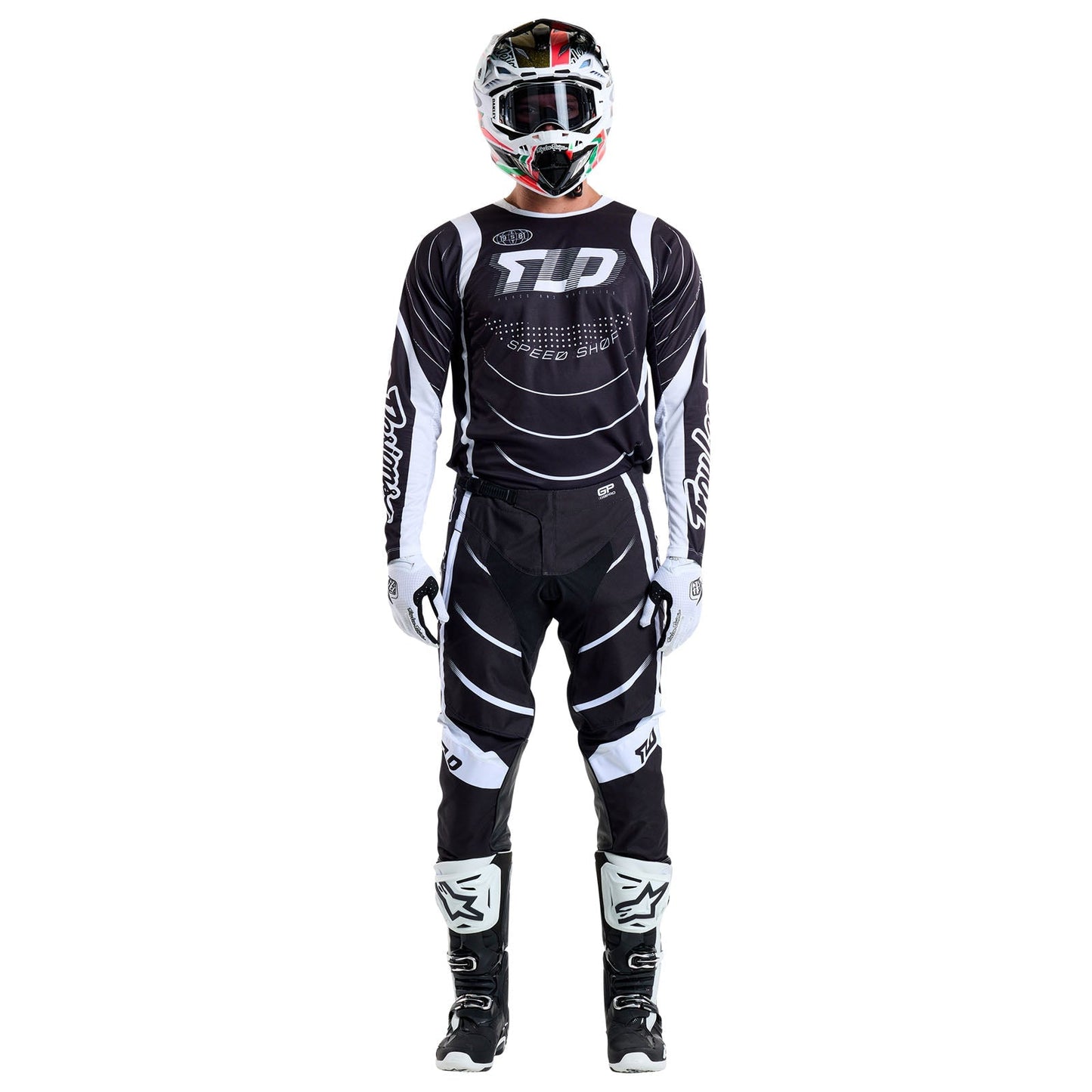 TLD GP Pro-Trikot Spun, Schwarz
