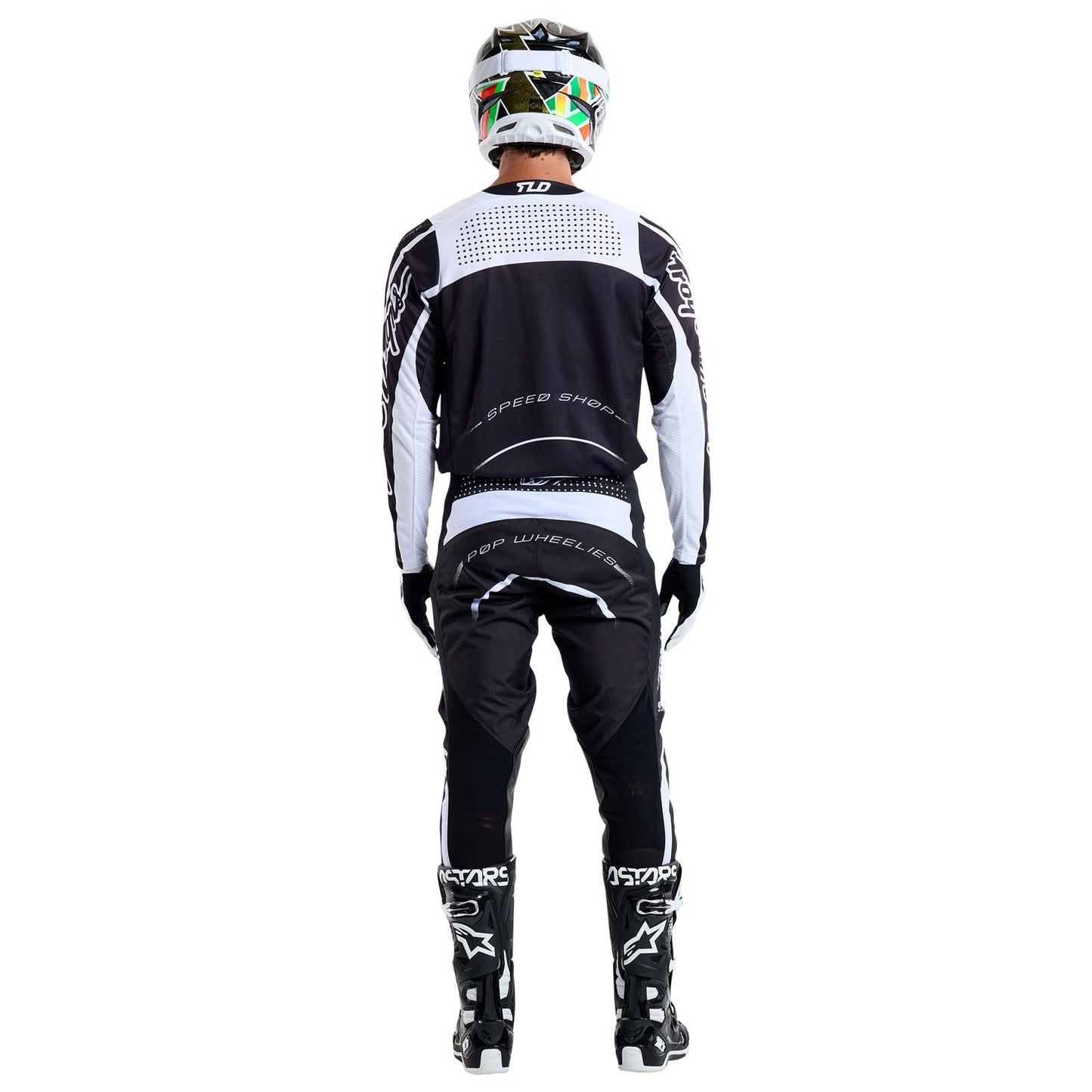 TLD GP Pro-Trikot Spun, Schwarz
