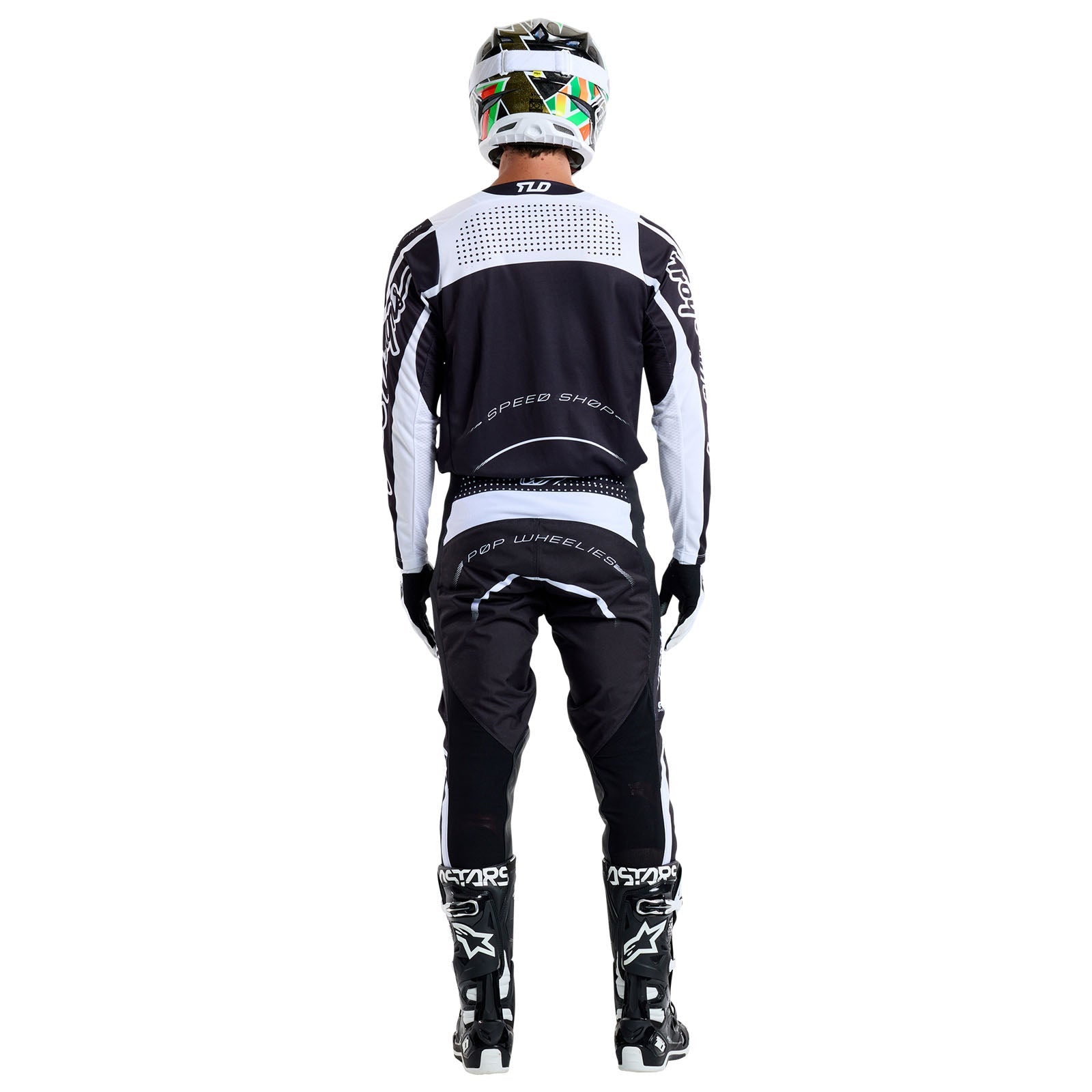 TLD GP Pro-Trikot Spun, Schwarz