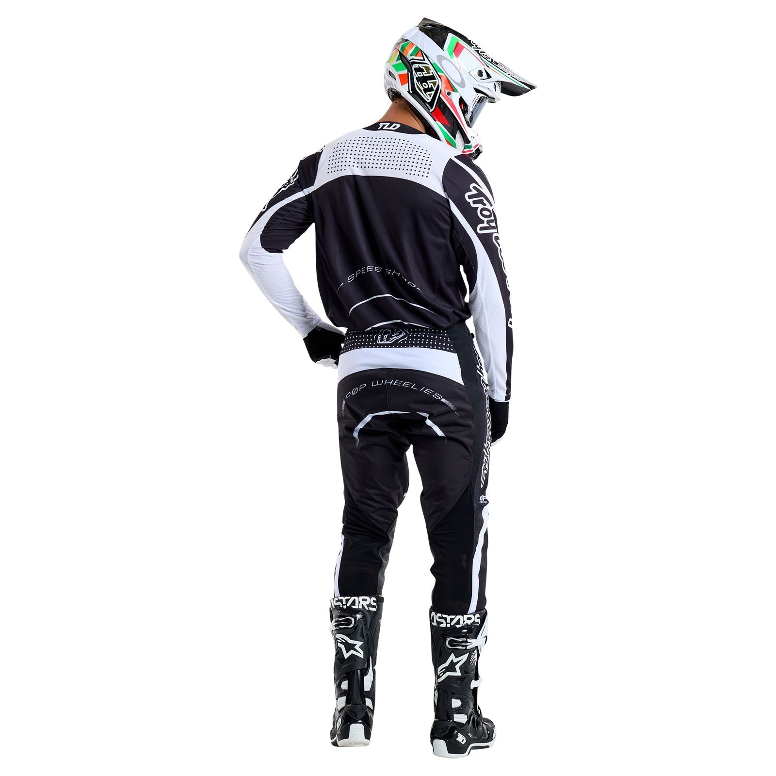 TLD GP Pro-Trikot Spun, Schwarz