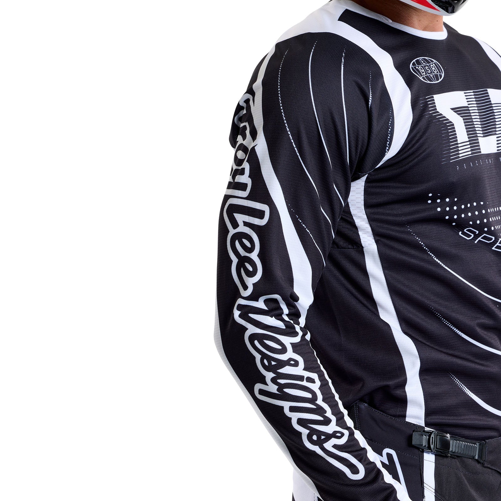TLD GP Pro-Trikot Spun, Schwarz