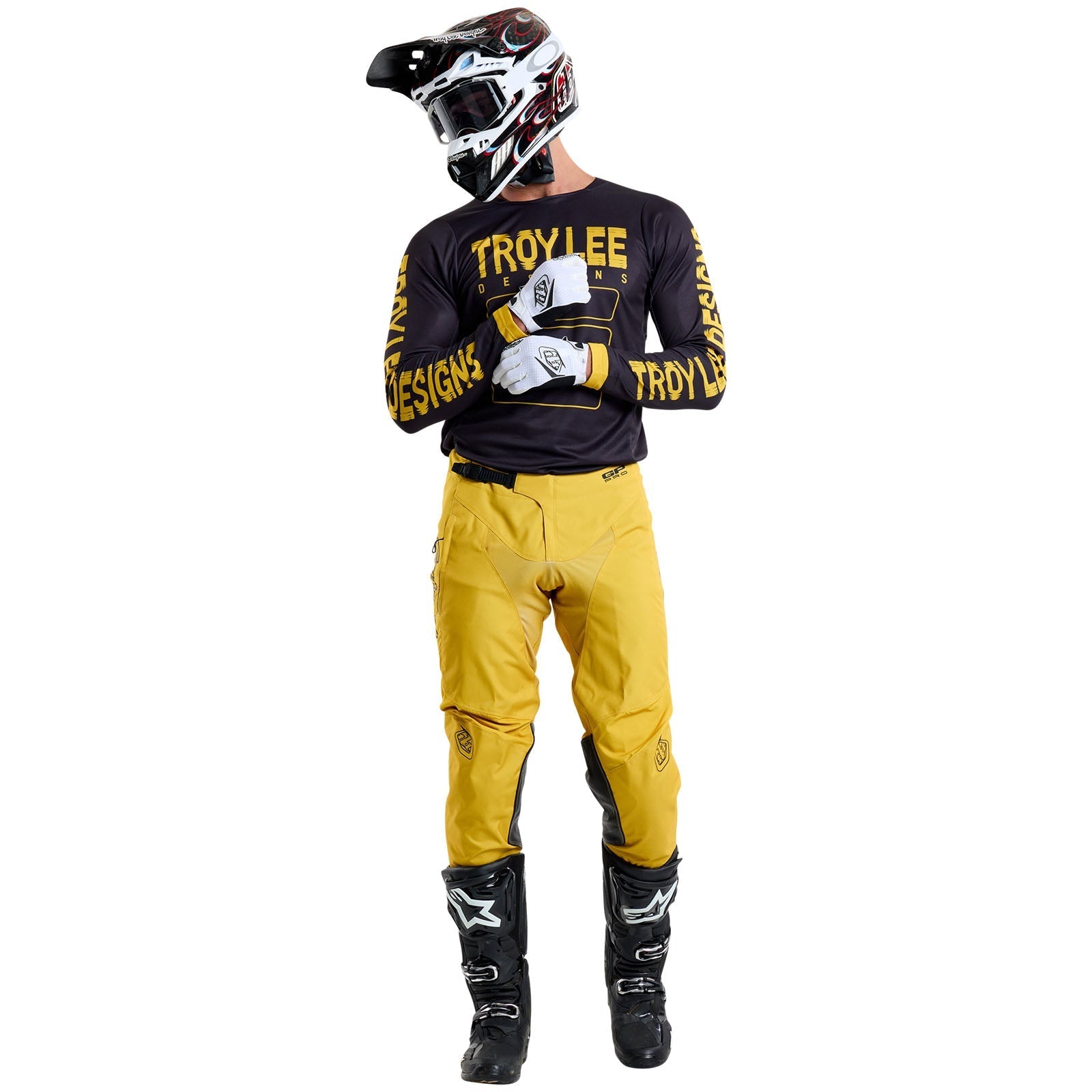 TLD GP Pro-Trikot Step Up, Schwarz