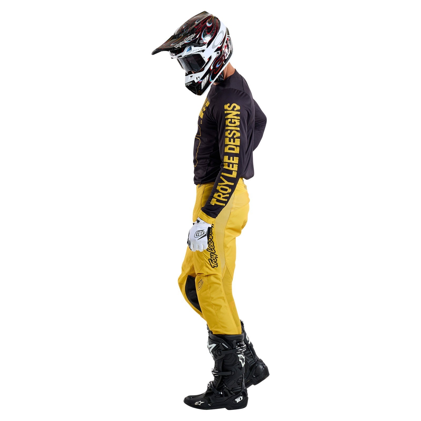 TLD GP Pro-Trikot Step Up, Schwarz