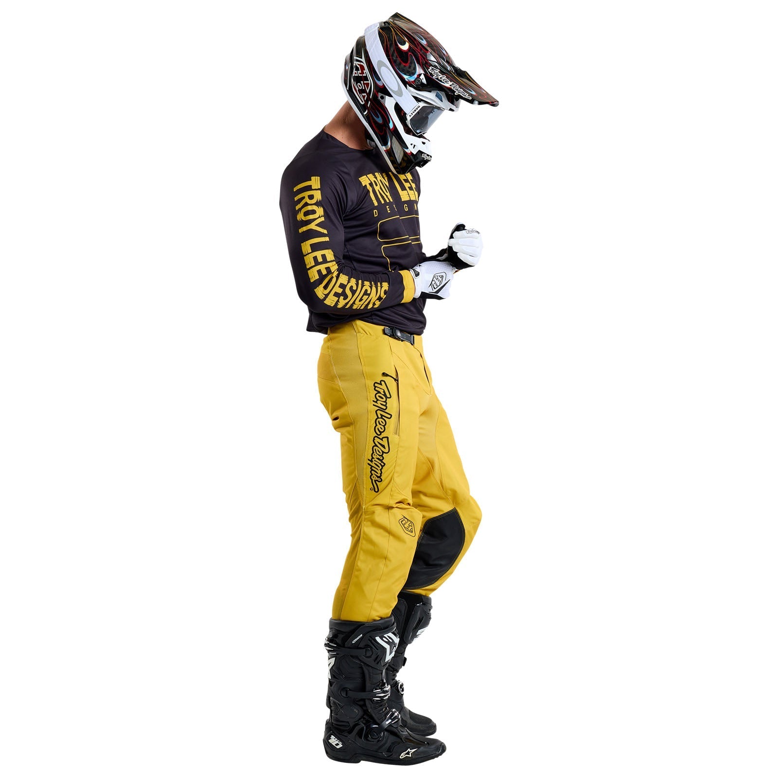 TLD GP Pro-Trikot Step Up, Schwarz