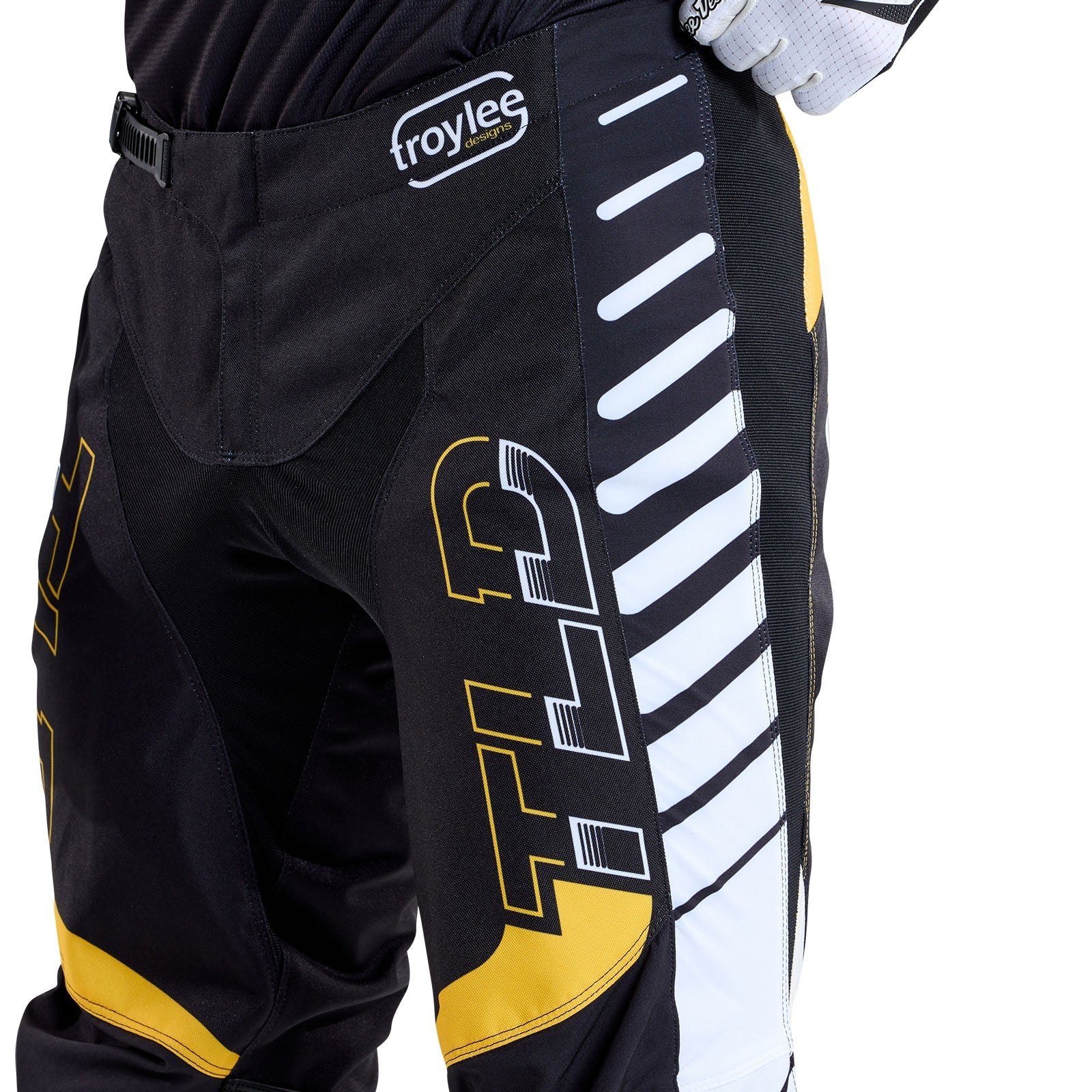 TLD GP Pro-Hose Fünfzig-50 Schwarz/Gold